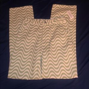 Pacsun green and white groovy carpenter jeans w28